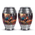 thumbnail image 1 of SUBSH Chicken Urn - Small Urn - Urns for Ashes Adult Female Mom - Funeral Urns for Adult Ashes Women - Funeral Urn Ashes - (3 inch Pack of 2), 1 of 2