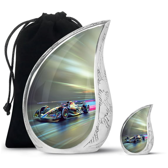 SUBSH Chromatic Velocity Surge - Large Urn For Ashes - Cremation Urns For Human Ashes - Urns For Mom - Combo 1 Large & 1 Small - Keepsake Urn For Human Ashes - Burial Urns For Adult Human Ashes