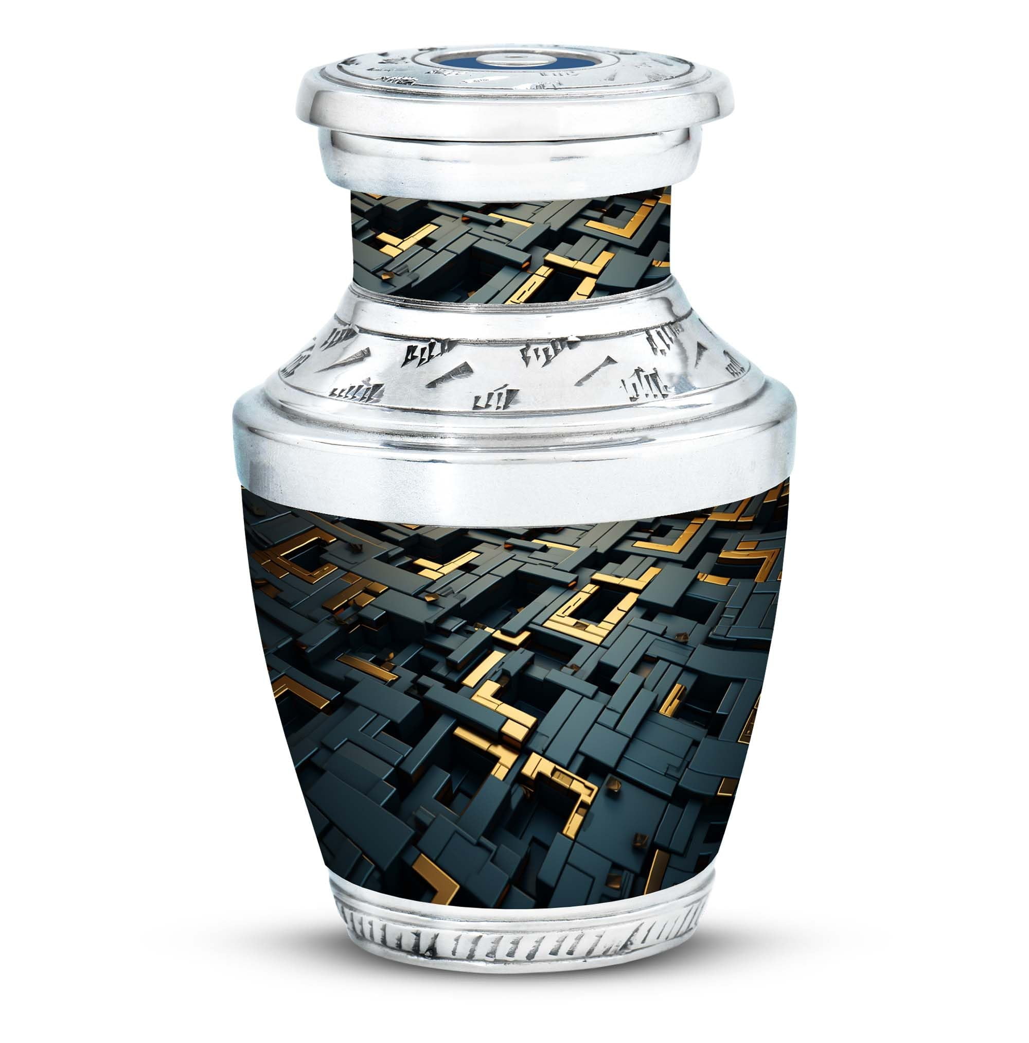 SUBSH Circuitry Shimmer - Small Urns for Human Ashes Keepsake - Small ...