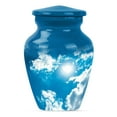 thumbnail image 1 of SUBSH Clouds Urn - Memorial Keepsakes for Ashes - Cremation Urns for Adult Ashes Men - Urn for Human Ashes - Ash Urns for Humans - Cremation Urns Adult (3 inch Pack of 1), 1 of 2