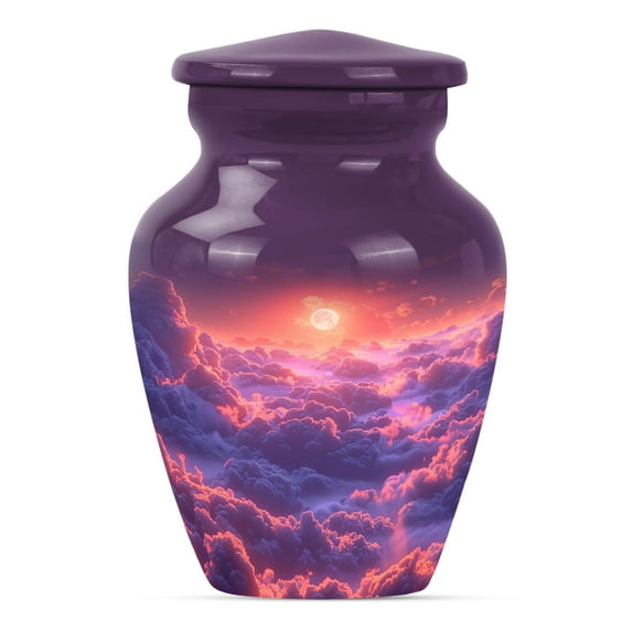 SUBSH Clouds Urn - Mini Urns for Human Ashes - Ash Urns for Humans - Cremation Urns for Burial - Adult Urns for Human Ashes Women - Cremation Urn for Adults (3 inch Pack of 1)