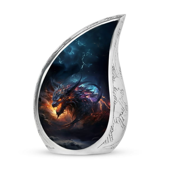 SUBSH The Cosmic Dragon Roar - Urn For Ashes For Women - Urns For Ashes Adult Female Mom - Urns For Human Ashes - Pack Of 1 - Creamation Urn - Burial Urns For Adult Human Ashes