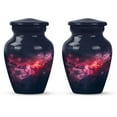 thumbnail image 1 of SUBSH Cosmic Galaxy Urn - Small Cremation Keepsakes for Ashes - Urns for Human Ashes - Adult Urns for Human Ashes Women - Urn for Ashes Adult Male - Cremation Memorial (3 INCH Pack of 2), 1 of 2