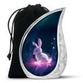 thumbnail image 1 of SUBSH Cosmic Glow Bunny - Urn For Ashes For Women - Urn Large - Funeral Urns For Ashes - 10 Inch - Urn Large - Decorative Urn Human - Cremation Urns For Women - Human Remains Urn, 1 of 2
