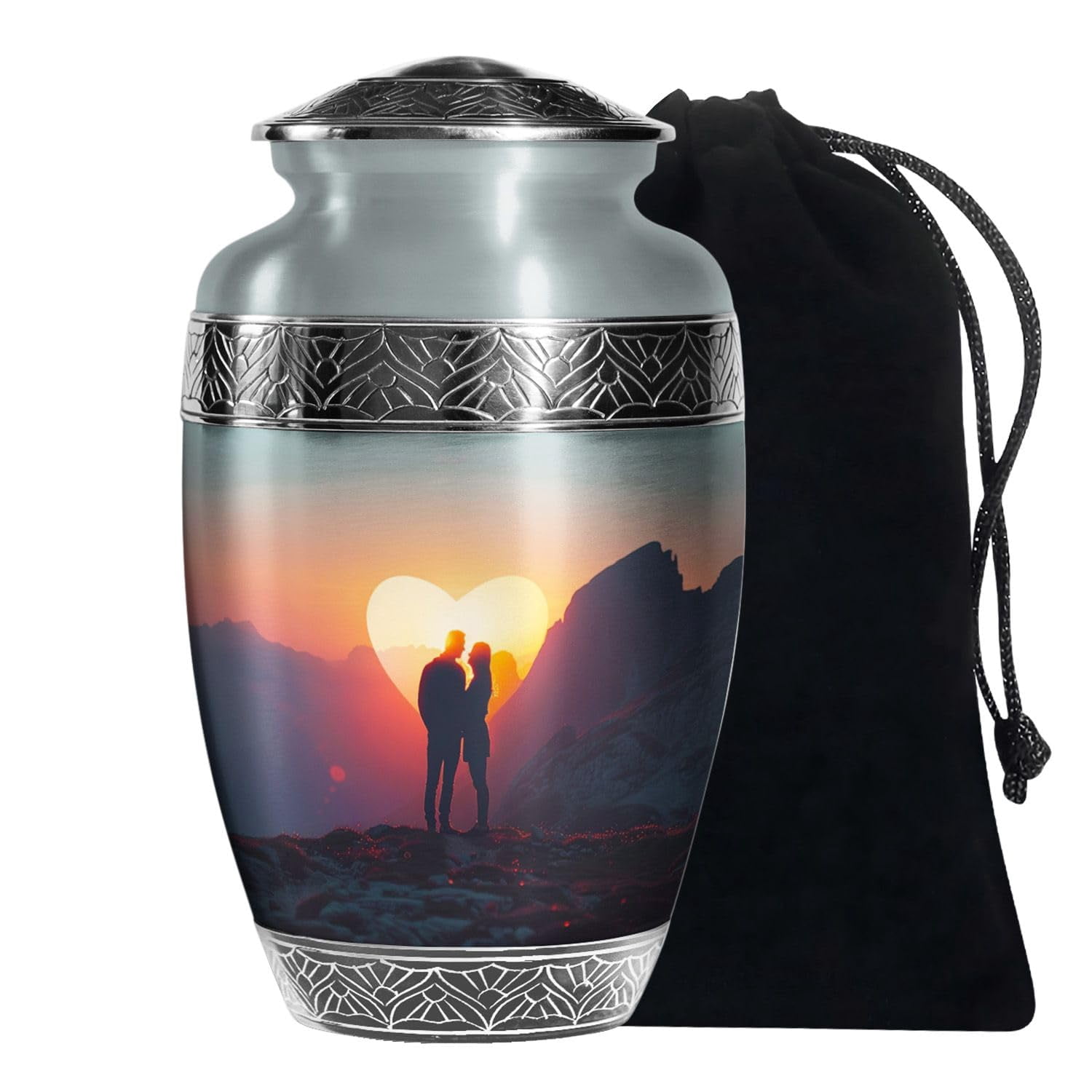 SUBSH Coupol Urn - Large urn - Cremation Urn for Ashes - Ashes Holder - Ash Holders for Human Ashes - Funeral Urns for Human Ashes Adult - Cremation Urns for Adult Ashes Men