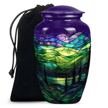 SUBSH Cremation Urns - Urns for Human Ashes Large Adult - Urns for Ashes Adult Female Mother - Funeral Urn - Ash Holders