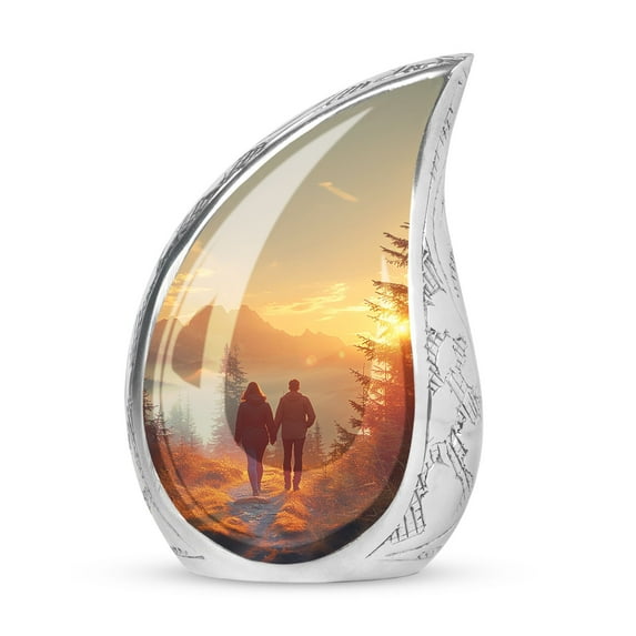 SUBSH Dawn Gentle Embrace - Cremation Urn For Adults - Funeral Urns For Ashes - Urn Keepsake For Human Ashes - Pack Of 1 - Cremation Urns For Men - Urns For Human Ashes Adult Male