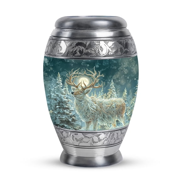 SUBSH Deer Urn for Ashes - Keepsake Urn - Cremation Urns for Human Ashes Adult Female - Urns for Cremation Ashes - Urn for Adult Male - (3 inch Pack of 1)