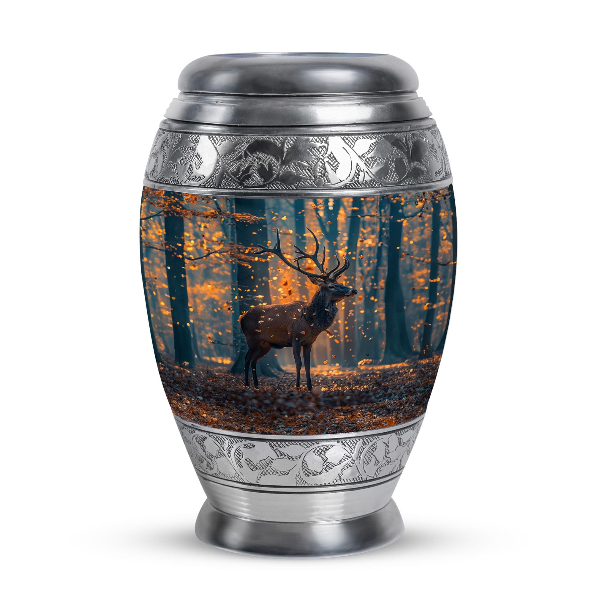 SUBSH Deer Urn for Ashes - Keepsake Urn - Human Urns for Ashes - Adult Cremation Urns - Cremation Urns for Human Ashes Adult Female - (3 inch Pack of 1)