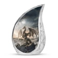 thumbnail image 1 of SUBSH Dragon Cremation Urn For Adults - Urns For Mom - Urns For Human Ashes Adult Female Mom -Pack Of 1- Memorial Urns - Cremation Urns For Burial - Adult Urn - Human Remains Urn, 1 of 2