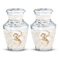 thumbnail image 1 of SUBSH Dragon Urn - Small Urn for Ashes - Urn for Ashes Adult Male - Urns for Ashes Adult Female Mom - Cremation Urns for Human Ashes Adult Male (3 inch Pack of 2), 1 of 2