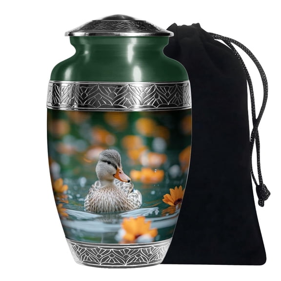 SUBSH Duck Urn-Large Human Urn- Burial Urns for Adult Human Ashes - Human Urns for Ashes - Urns for Ashes Adult Male - Ashes Urn - Companion Urn