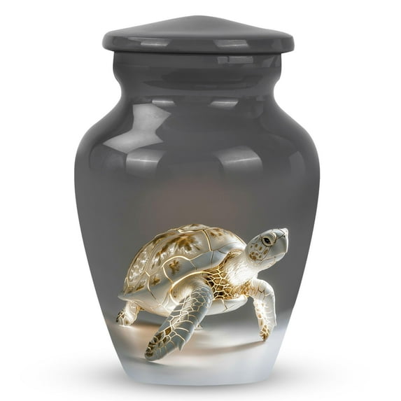 SUBSH Fantasy Turtle Urn for Human Ashes - Cremation Urns for Ashes Mini - Burial Urns for Adults - Ashes Urns Human Remains - Urn Adult Human - Funeral Ashes Urn (Size-3inch,1pcs)