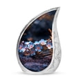 thumbnail image 1 of SUBSH Forget Me Not Red Shade - Adult Urns For Human Ashes Men - Adult Burial Urns - Cremation Urns Human - Pack Of 1 - Small Urn For Ashes - Urns For Ashes Adult Male Small, 1 of 2