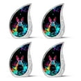 thumbnail image 1 of SUBSH Galactic Color Burst Rabbit - Cremation Urn - Urn For Adult Woman - Keepsake Cremation Urns For Human Ashes - Pack Of 4 - Adult Small Urn - Cremation Urn - Cremation Urn Human Ashes, 1 of 2
