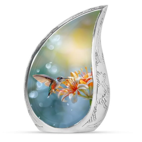 SUBSH Humming Bird Small Keepsake Urns For Human Ashes - Urns For Ashes Adult Male - Urns For Human Ashes Adult Female -Pack Of 1- Urns For Ashes Adult Female Mom - Cremation Urns For Adult Ashes