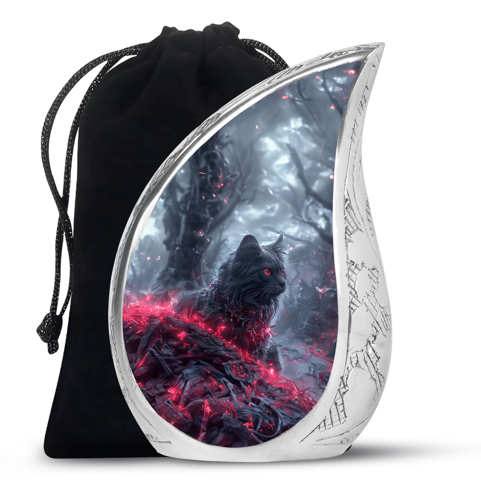 SUBSH Infernal Feline Gaze - Cremation Urns For Adults - Urns For Human ...