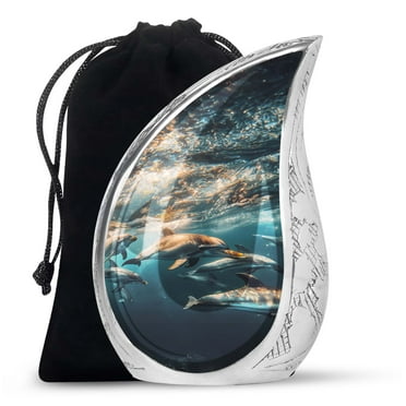 SUBSH Large Urn for Human Ashes - Funeral Cremation Urns - Funeral Urns for Women - an Urn for Ashes - Urn for Mom Ashes