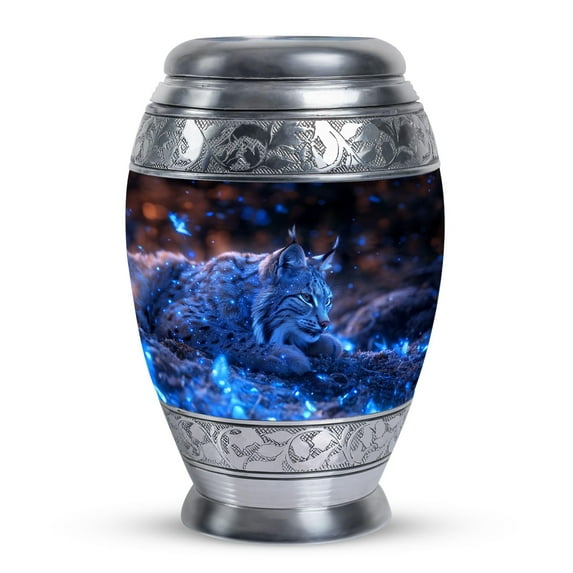SUBSH Lynx in Luminance - Keepsake Urns for Human Ashes - Ash Keepsakes for Human Ashes - Urn for Ashes for Women - Adult Urns for Human Ashes Men (Size - 3inch,1pcs)