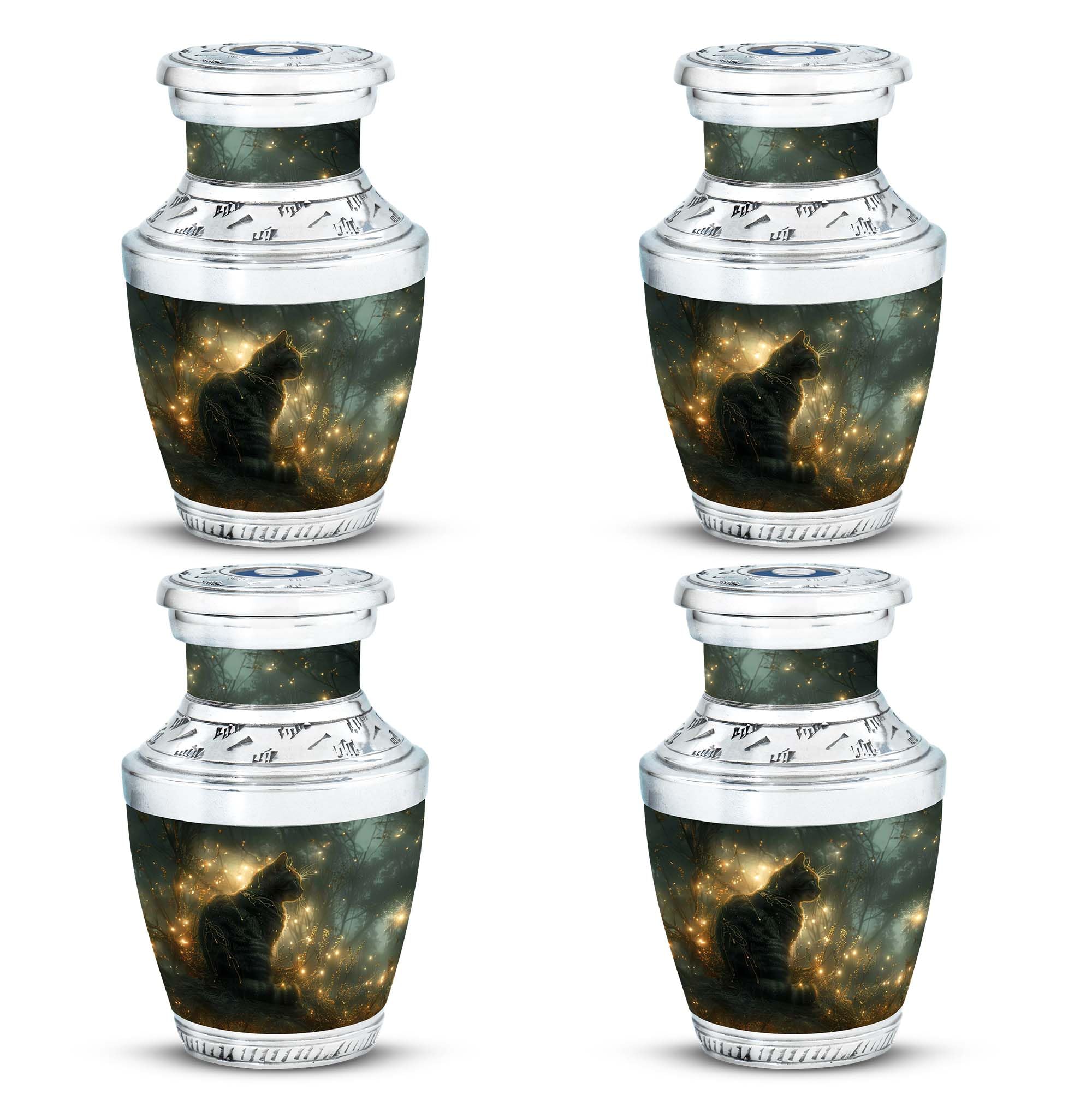 SUBSH Mystical Pet Urn Cat Urns for Ashes - Small Urn - Urn for Ashes ...