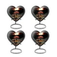 thumbnail image 1 of SUBSH Nature Theme Urn - Heart Shaped Urns for Human Ashes - Human Urns for Ashes - Cremation Urns for Adult Ashes Men - Ashes Holder - Burial Urns for Adult Human Ashes (Size - 3 inch Pack of 4), 1 of 2