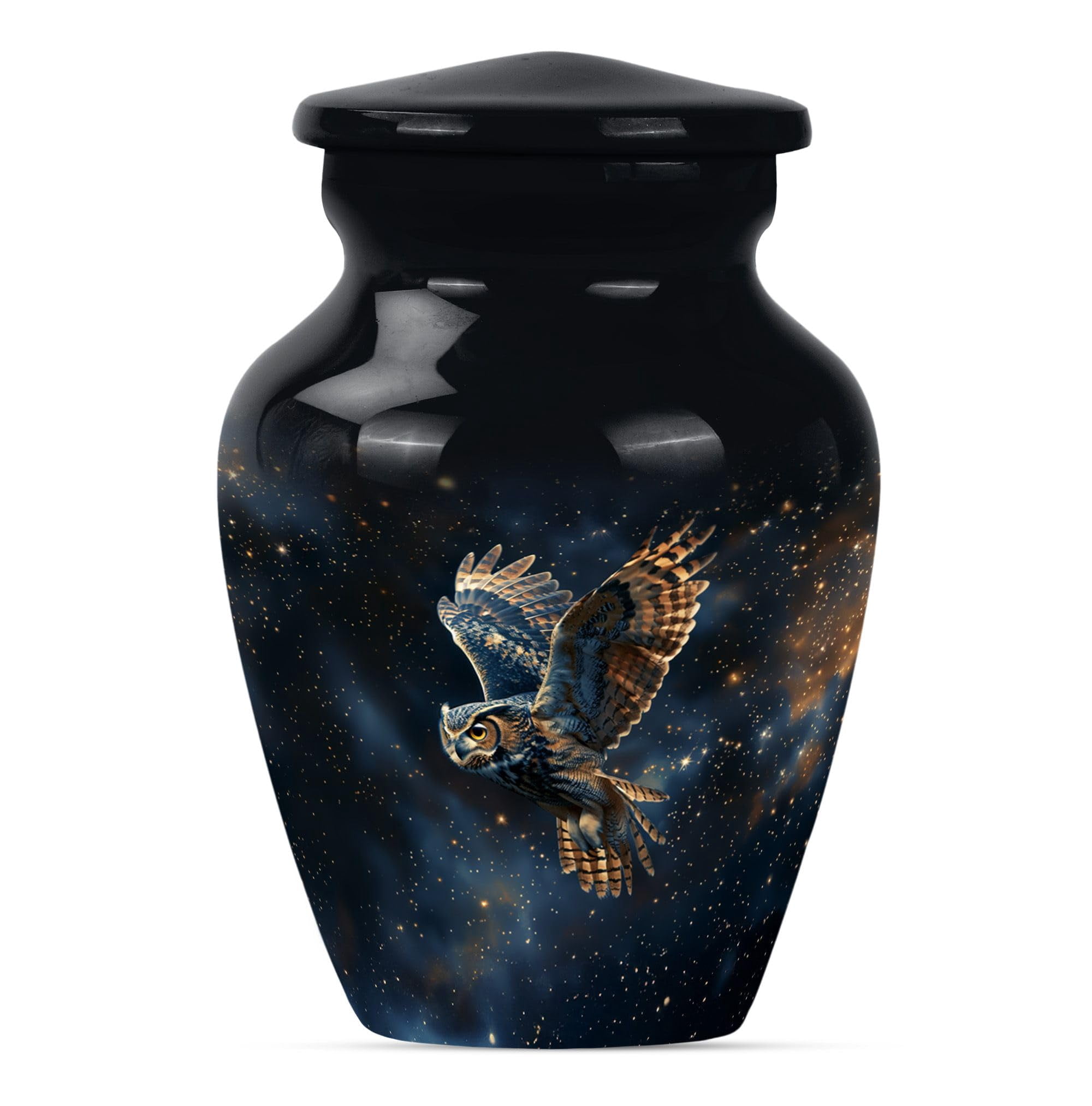 SUBSH Owl Urns for Human Ashes - Small Urn - Ash Urns for Humans - Urn for Adult Male - Cremation Urns for Adults - Adult Urns for Human Ashes Women (3 inch Pack of 1)