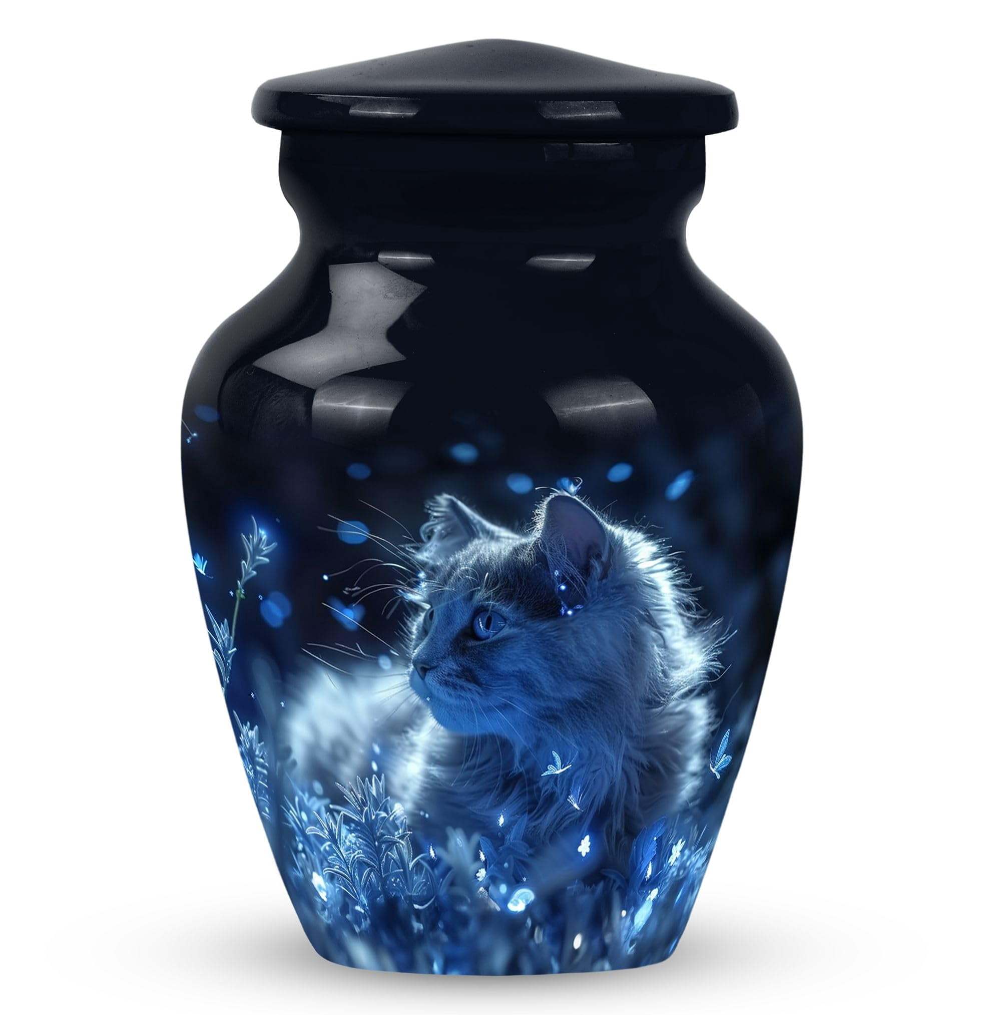 SUBSH Pet Urn Cat Urns for Ashes - Small Cremation Urns for Human Ashes - Funeral Urn Ashes - Human Remain Urns - Human Remains Urn - Burial Urns for Ashes (Size-3inch,1pcs)