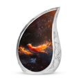 thumbnail image 1 of SUBSH Phoenix Rebirth Blaze - Urns For Human Ashes Adult - Small Burial Urns For Adult Human Ashes - Urns For Burial - Pack Of 1 - Cremation Urns For Women - Ashes Keepsake - Adult Urns, 1 of 2