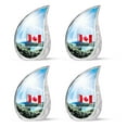 thumbnail image 1 of SUBSH Proudly Canadian Nature Embrace - Keepsake Urns For Ashes - Urn For Human Ashes Medium Size - Urns For Men Ashes Adult Male - Pack Of 4 - Urns For Ashes Small - Cremation Urns For Burial, 1 of 2
