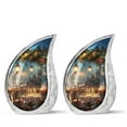 thumbnail image 1 of SUBSH A Romantic Dinner With A View - Adult Human Urn - Urn For Human Ashes Adult Male - Urns Men - Pack Of 2 - Mens Urns For Human Ashes - Cremation Urns For Men, 1 of 2
