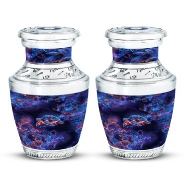 SUBSH Sea Turtle Urns for Human Ashes - Small Urn - Urns for Cremation Ashes - Cremation Urns for Human Ashes Adult Male - Burial Urns for Human Ashes Adult Male (3 inch Pack of 2)