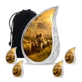 thumbnail image 1 of SUBSH Shepherd Cremation Urns For Ashes - Funeral Urns - Urns For Infant Ashes - Pack Of 4 - Small Cremation Urns For Human Ashes - Small Urns - Adult Urns For Human Ashes Women, 1 of 2