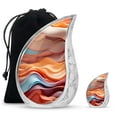 thumbnail image 1 of SUBSH Silken Waves Of Color - Cremation Urns For Ashes For Women - Urn For Adult Female Ashes - Funeral Urns - Combo 1 Large & 1 Small - Urn For Ashes For Women Small - Adult Urn, 1 of 2