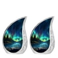 thumbnail image 1 of SUBSH Sky Glows Urn For Ashes Adult - Urn For Burial - Urn For Human Ashes Adult Woman - Pack Of 2 - Memorial Urn For Human Ashes Keepsake - Urn For Human Ashes Adult Female, 1 of 2