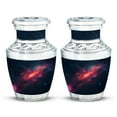 thumbnail image 1 of SUBSH Small Galaxy Urn - Cremains Keepsake - Cremation Urns for Human Ashes Adult Female - Urns for Human Ashes Adult Female Mom - Cremation Urns for Adult Ashes Women (3 INCH Pack of 2), 1 of 2