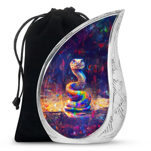 SUBSH Snake Cremation Urns Large - Urn For Ashes Adult Male Large - Large Ashes Urn - 10 Inch - Urn For Human Ashes Adult Woman - Cremation Urns Adult - Cremation Urns For Adult Ashes