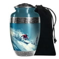 thumbnail image 1 of SUBSH Snowboarding Urn - Large urns for Human Ashes - Burial Urns for Adult Human Ashes - Decorative Urns - Cremation Urns for Human Ashes Adult Male - Urn for Ashes Adult Male, 1 of 2