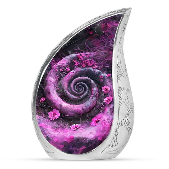 SUBSH Spiral Urns For Adult Female - Small Funeral Urns - Urn For Human Ashes For Mother -Pack Of 1- Small Urns - Cremation Urns For Adults - Small Ashes Keepsake