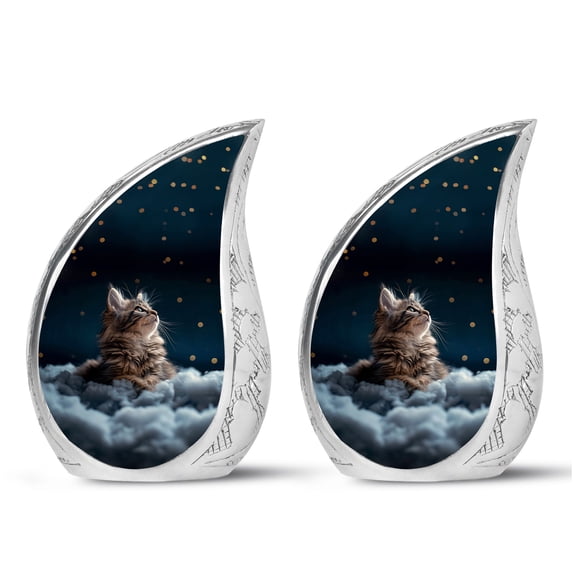 SUBSH Stargazer Dream - Urns For Ashes Adult Male - Urn For Ashes For Men - Small Funeral Urns - Pack Of 2 - Urn For Adult Female Ashes - Small Urns For Human Ashes Adult - Ash Urns For Humans