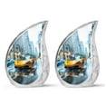 thumbnail image 1 of SUBSH Supercars Glide Through The Wet City - Human Ash Urns - Urns For Men Ashes Adult Male - Urns For Human Ashes Small - Pack Of 2 - Miniature Urns For Human Ashes, 1 of 2