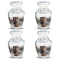 thumbnail image 1 of SUBSH Tiger Urn - Ashes Keepsake - Urns for Human Ashes Adult Male Dad - Decorative Urns - Cremation Urns for Adult Ashes Women (3 inch Pack of 4), 1 of 2