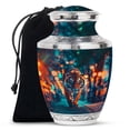 thumbnail image 1 of SUBSH Tiger Urns for Human Ashes - Medium Urns for Human Ashes - Cremation Urns for Men - Adult Cremation Urns - Adult Urns for Human Ashes Men (10 inch Pack of 1), 1 of 2