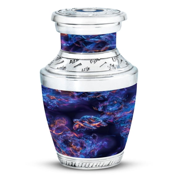 SUBSH Turtle Urn - Small Urns for Human Ashes Keepsake - Urn for Ashes Adult Male - Memorial Urn - Burial Urns for Cremated Remains (3 inch Pack of 1)