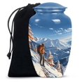 thumbnail image 1 of SUBSH Winter Wanderlust The Hiker's Majestic View - Human Remains Urns - Human Urns - an Urn for Ashes - Urn for Dads Ashes - Adult Urns for Human Ashes Women (10 inch), 1 of 2