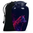 thumbnail image 1 of SUBSH Wolf Urn for Ashes Adult Male - Urn for Ashes - Cremation Urns - Urns for Human Ashes - Urn for Ashes for Mom - Urn for Cremation - Urn for Ashes for Women - Urn - Urns for Ashes (10 INCH), 1 of 2