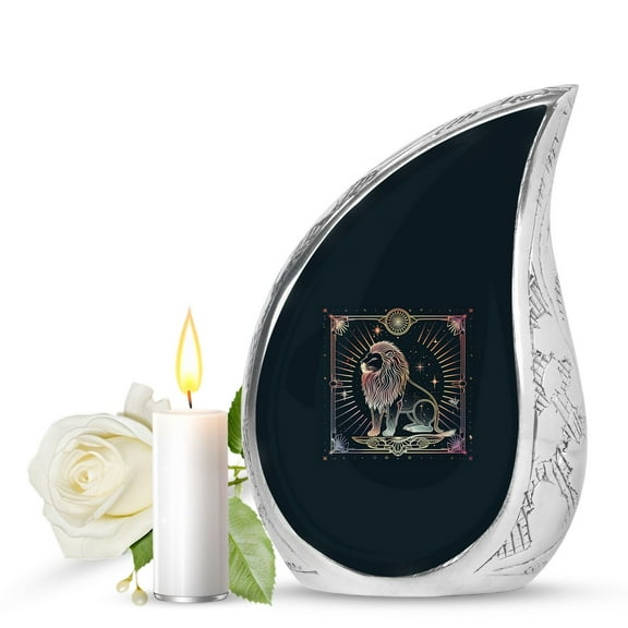 SUBSH Zodiac Urns For Human Ashes Adult Female - Urns Adult - Urn Decorations - 10 Inch - Memorial Urns - Urn For Ashes For Women - Cremation Urns For Women - Decorative Urns For Ashes