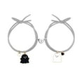 thumbnail image 1 of SUCADA Halloween Ghost Couple Bracelets,Cute Halloween Love Heart Magnetic Couple Matching Bracelet Adjustable Braide Rope Ghost Pumpkin Hat Bracelet for Women Men Couple Friendship Jewelry Gift N8A5, 1 of 1