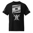thumbnail image 1 of SUCCEED IN SILENCE FITNESS WARRIOR DryBlend® T-Shirt By Valiant American (Black, S), 1 of 4