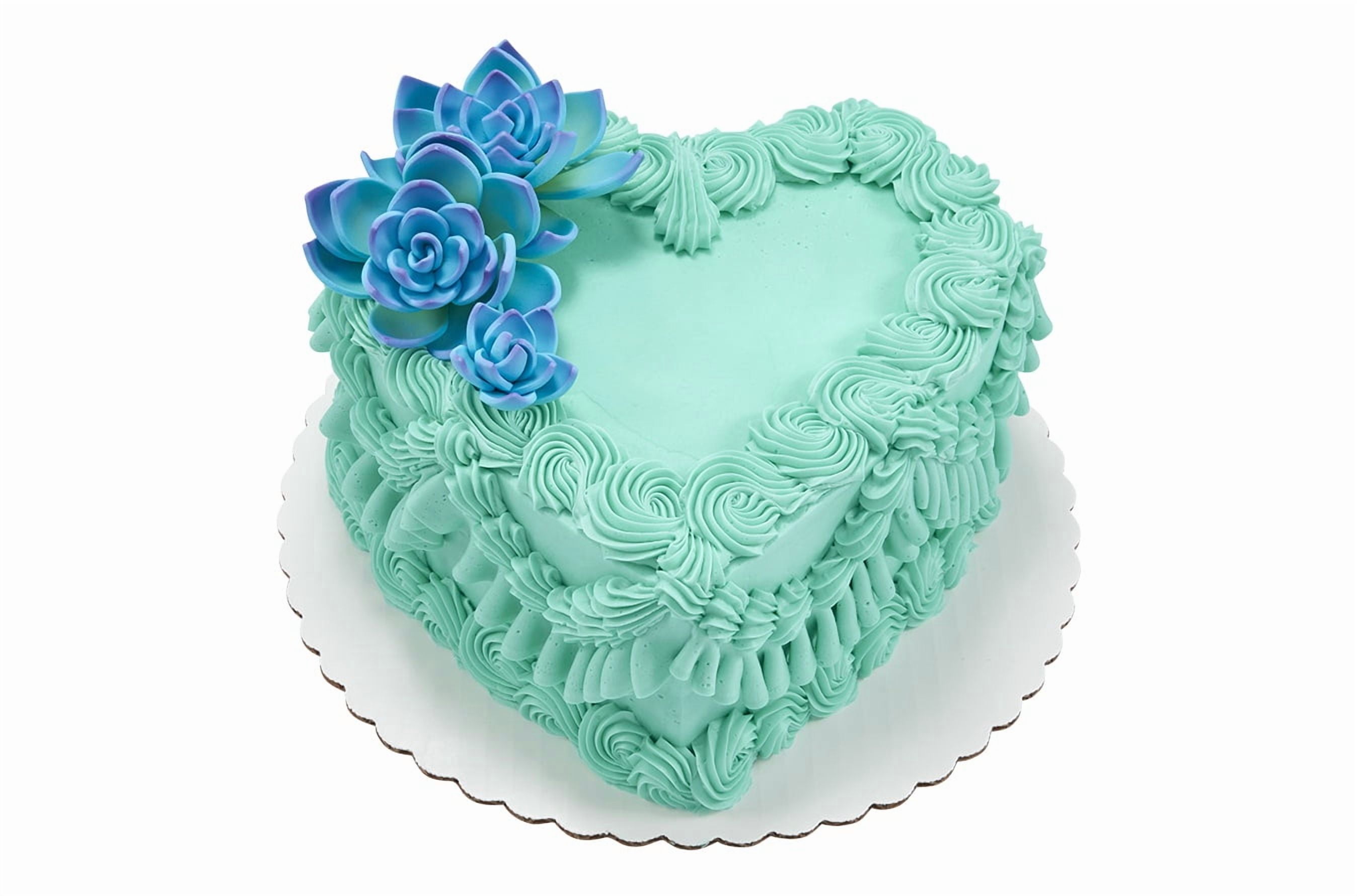 SUCCULENT HEART CAKE