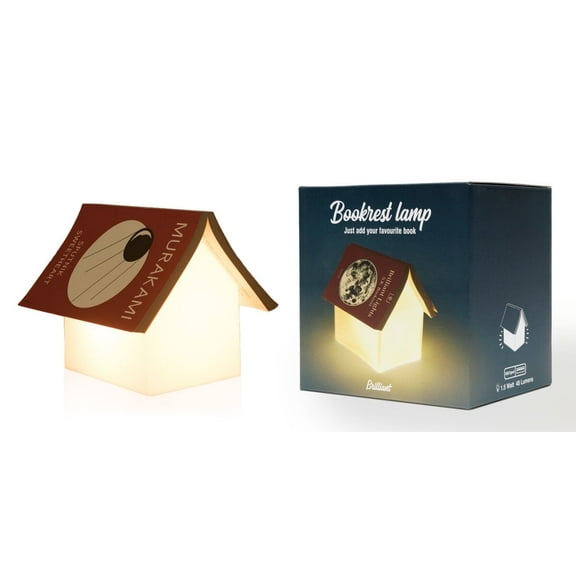Suck UK Book Rest Lamp | House Shaped Lamp | LED Night Light